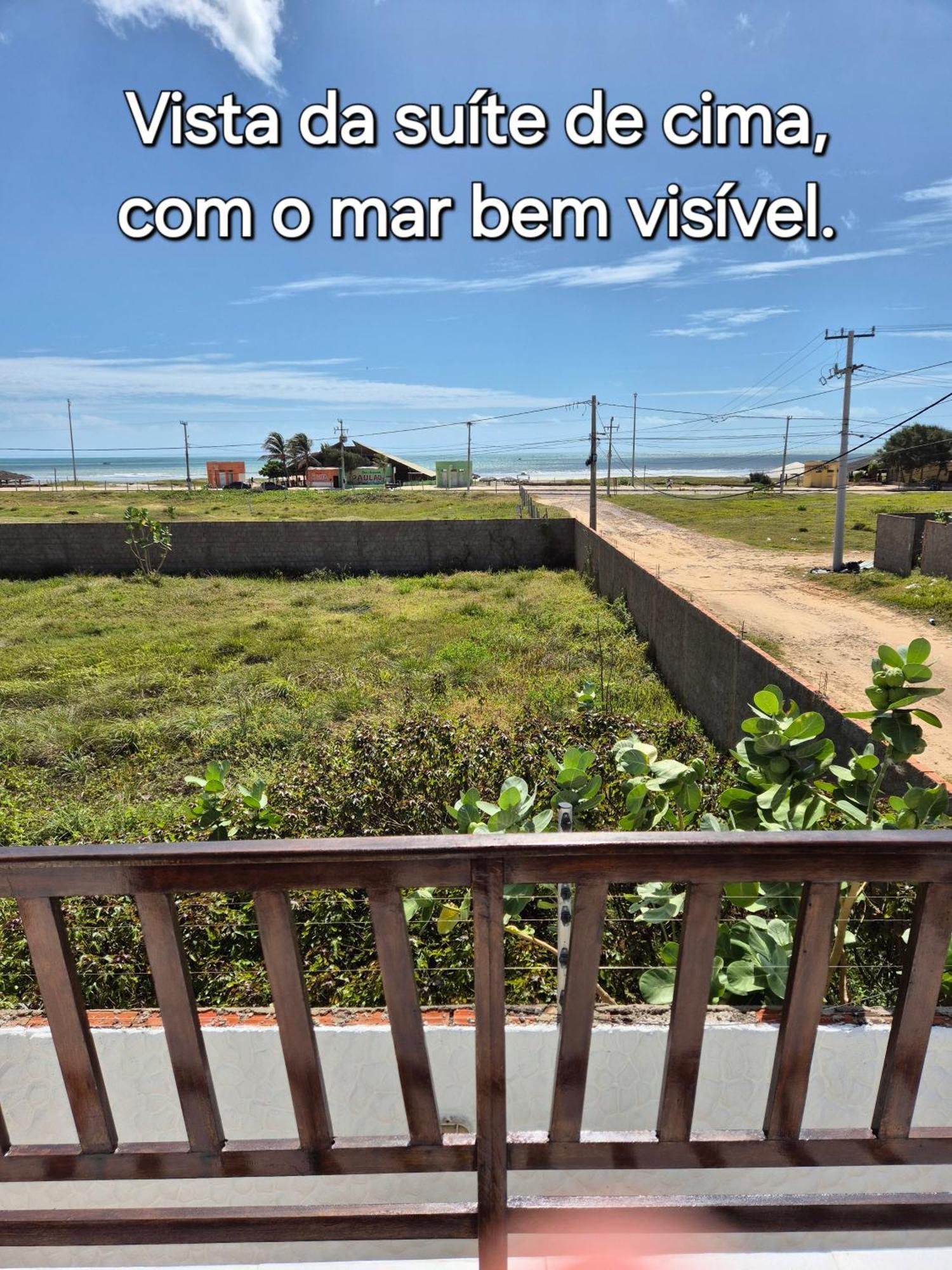 Casa Na Praia Com Vista Para O Mar Luis Correia Exteriér fotografie